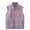 Purple, variant on fatyb Kids Full Zip Fleece Vest Boys Girls Sleeveless Lightweight Outwear Fall Winter Jacket with Pockets