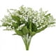 thumbnail image 1 of Arbusto de flores blancas artificiales para interior/exterior, 3 uds., con hojas verdes, perfecto para decoración de bodas, centros de mesa, jardín doméstico, arreglos florales, 1 of 5