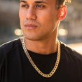 thumbnail image 5 of LIFETIME JEWELRY 11.5mm Flat Cuban Link Chain Necklace for Men 24k Real Gold Plated (30 inches), 5 of 7