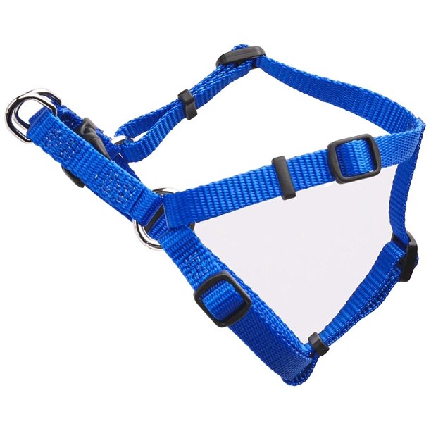 Products DCP6345BLU Nylon Comfort Wrap Adjustable Dog Harness, 3/8Inch