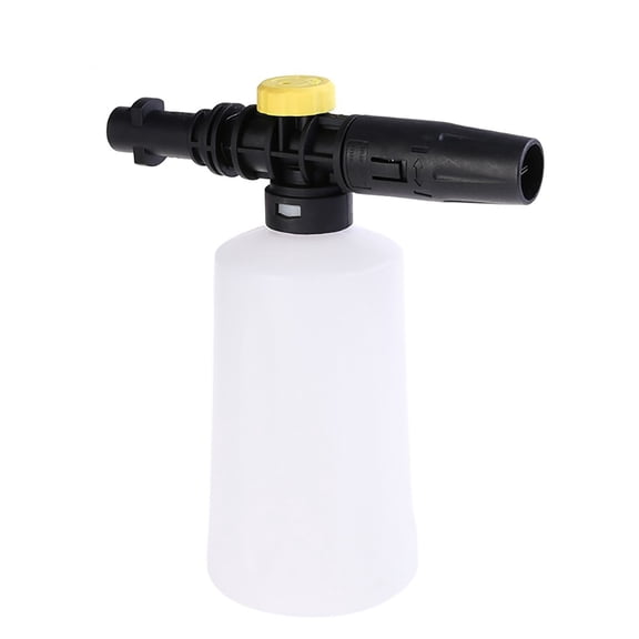 High Pressure Car Wash Foam Pot Full Copper Spray Lance with Adjustable Foam Thickness 1L Capacity for Cars Motorcycles Trucks SUVs