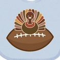 thumbnail image 4 of Inktastic Thanksgiving Football Turkey Boys Baby Bib, 4 of 4