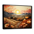 thumbnail image 2 of Designart "Illusion of Canyons II" Canyon Floater Framed Wall Decor, 2 of 7
