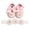 F-535Pink, variant on ZHOGXU Toddler Girls Boys Sneakers Non Soft Sole Bowknot Flower Design Comfortable Walking Shoes Headband Set For Casual Daily Wear,White,13