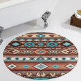 thumbnail image 2 of Bohemia Round Area Rugs for Bedroom Living Room, 6FT Soft Comfy Indoor Circle Carpets, Carpet Home Decor Floor Mat, 2 of 6