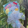 thumbnail image 3 of Regalos de Navidad Dibujos animados Sanrio Peluche Ramo My Melody Kuromi Cinnamoroll Kt Gato Muñeco de Peluche Juguete Regalos de San Valentín Graduación, 3 of 5