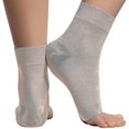 thumbnail image 1 of Calcetines de compresión de tobillo YONGSHENG con puntera abierta color beige, 1 of 5
