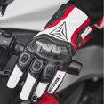 thumbnail image 6 of Warm Leather Motorcycle Gloves Winter Thermal Inner Rainproof Windproof Touch Screen Carbon Fiber Protective Gear Guantes Moto, 6 of 10