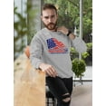 thumbnail image 2 of America Independence Day Design Sweatshirt Men -Image by Shutterstock, Male XX-Large, 2 of 4