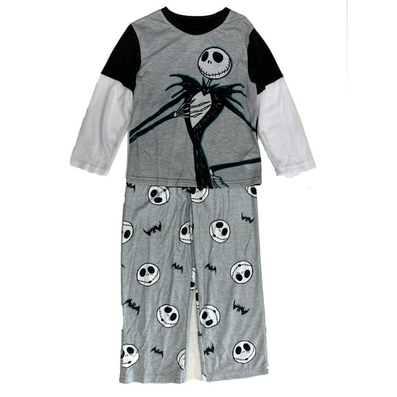 disney jack skellington long sleeve pajamas set 8