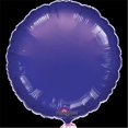 thumbnail image 1 of 18 in. Metallic Purple Round HX Anagram Balloon, 1 of 1