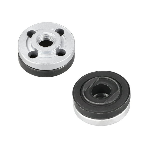 Angle grinder locking nut outlet