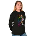 thumbnail image 4 of XOMG POP Neon Logo Bella Cartoon Women Plus Size Long Sleeve Graphic Tee Brisco Brands 2X, 4 of 5