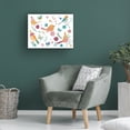 thumbnail image 4 of Farida Zaman 'Royal Birds I White' Canvas Art, 4 of 4
