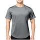 thumbnail image 2 of pstuiky camisetas camisas para hombre, Camisa informal de manga corta con botones y cuello redondo para hombre, color liso camisas casuales para hombre s, 2 of 8