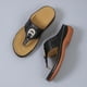 thumbnail image 4 of Zapatillas de cuña cómodas de verano para mujer, sandalias de playa informales de fondo grueso Wmkox8yii ytu6995, 4 of 8