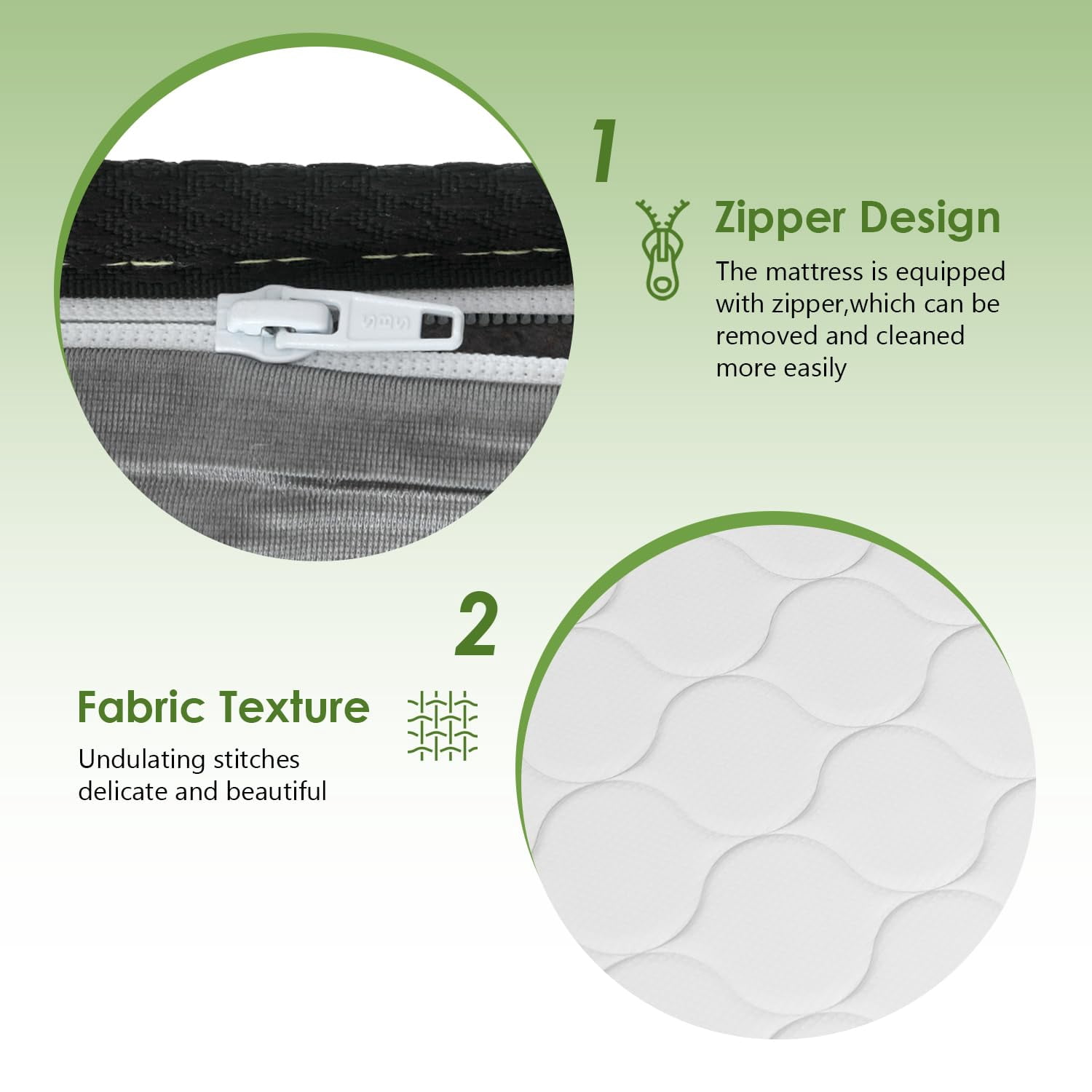 YRLLENSDAN Queen Mattress in a Box, Foam Spring Hybrid Mattress, Medium Firm Queen Mattress 8 Inch, Fiberglass Free Mattress Queen Double Bed Mattress