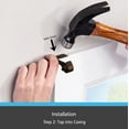 thumbnail image 4 of Kenney Fast Fit 5/8" No Measure Curtain Rod Brackets, Set of 2, Oil Rubbed Bronze, 4 of 7