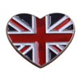 thumbnail image 1 of Broche con la bandera nacional de Inglaterra, divertido broche de aleación con forma de corazón, broche decorativo para traje y camisa., 1 of 7