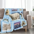 thumbnail image 2 of Yibo Penguin Blanket Soft Cozy Penguin Super Fuzzy Fluffy Warm Just a Boy Who Loves Penguins Lightweight Fleece Flannel Gifts Blankets for Kids Adults, 2 of 7