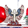 thumbnail image 4 of Hawks Flapping Wing Ornament Desktop Office Party Decoration Ornament Wooden Handicrafts, 4 of 8