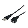 thumbnail image 1 of StarTech.com 3 ft Black USB 2.0 Extension Cable A to A - M/F - 3 ft USB A to A Extension Cable - 3ft USB 2.0 Extension cord (USBEXTAA3BK) - USB extension cable - USB (M) to USB (F) - USB 2.0 - 3 ft - black - for P/N: 35FCREADBK3, ICUSB2321F, ICUSB232V2, LTUB1MBK, MSDREADU2OTG, ST4300USB3EU, UUSBOTG, 1 of 3