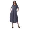thumbnail image 4 of Moomaya Tenues d'Été Femmes Coton Flex Imprimées Robes Décontractées, 4 of 5