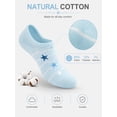 thumbnail image 5 of HIALTODAY No Show Socks Womens 6 pairs, Low Cut Invisible Cotton Ankle Socks for sport or leisure,Size 9-11, 5 of 5