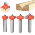thumbnail image 1 of Juego De Brocas Para Enrutador De Carpintería, 8, 4 Uds., 8 Vástagos Afilados, Máquinas De Grabado, Fresa, 1 of 7