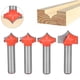 thumbnail image 4 of Juego De Brocas Para Enrutador De Carpintería, 4 Uds., 8 Vástagos, Máquinas De Grabado Con Punta Afilada, Fresa, 4 of 7