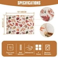 thumbnail image 2 of OVZME Kara Fall Leaves Placemats Set of 4, Autumn Printed Maple Leaves Fabric Place Mats for Kitchen Dining Table,Thanksgiving Harvest Halloween Holiday Decor, Water-Proof, Washable, Each 13" x 19", 2 of 6