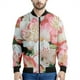 thumbnail image 3 of Chaqueta con cremallera y estampado de flores de alstroemerias para hombre, sudadera étnica con estampado 3D, chaqueta informal de calle, abrigo de manga larga con cremallera, 3 of 5