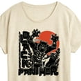 thumbnail image 3 of Marvel Black Panther - Linocut Style Print - Women's Short Sleeve Graphic T-Shirt, 3 of 5