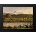 thumbnail image 2 of Bierstadt, Albert 14x11 Black Modern Framed Museum Art Print Titled - Mount Baker, Washington, from the Frazier River, 2 of 5