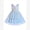 Rainbow Blue, variant on Toddler Flower Girl Dress Sequin Butterfly Princess Birthday Pageant Wedding Party Dresses V-Back Tulle Formal Gown Blue