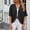 Black, variant on Shirts for Women Mid Sleeve Solid Color Casual Loose T Shirt Top Polyester Spandex Blend Soft Breathable for Spring Summer Daily Wear L Size Spring Summer Womens Tops