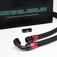 thumbnail image 5 of PIT66 30 Row AN10 Universal Engine Oil Cooler Filter Adapter Hose Kit Black Oil Lines, 5 of 5