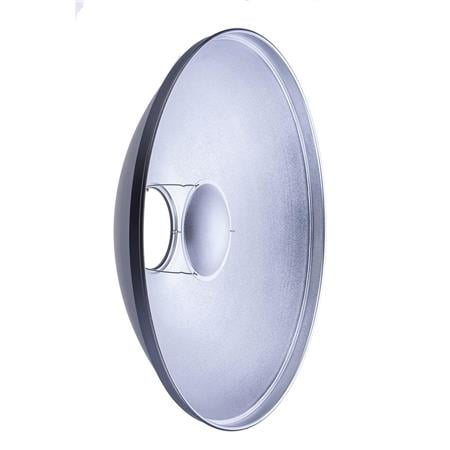 

28 Silver Beauty Dish for Balcar White Lighting & Alien Bees Mount