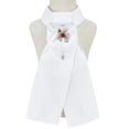 thumbnail image 2 of Corbata para montar a caballo, 3 piezas de algodón peinado blanco para niños, accesorio para montar a caballo, elegante y moderno, 2 of 10