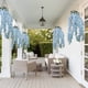 thumbnail image 1 of Apmemiss Clearance Artificial Hanging Plants Fake Hanging Plant Faux Eucalyptus Leaf Greenery Vine Outdoor UV Resistant Plastic Plants Home Garden Wedding Party Indoor Outdoor Decorations, 1 of 7