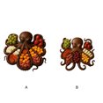 thumbnail image 2 of Billuyoard Tabla única de charcutería de pulpo para mostrar diversos platos fríos. de charcutería de pulpo. Almacenamiento y organización del hogar A, 2 of 6