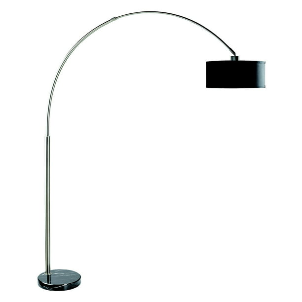 Home Source Industries Adjustable Metal, Large Curve Arm Floor Lamp