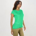 thumbnail image 3 of Women's Sleeveless Knit Top With Seam Front Detail- Large, Green, 3 of 6