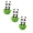 Green 3Packs, variant on Baby : Adorable Panda Wobble Sensory Toy Unfallable Fun for Toddlers Encourages & Coordination Green 1Pack 9x6 cm