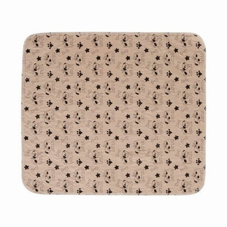 A Pet Patterned Care Mat 12X12 Inches Absorbent Washable Reusable Training Pad For Dogs Puppies Indoor Outdoor Use