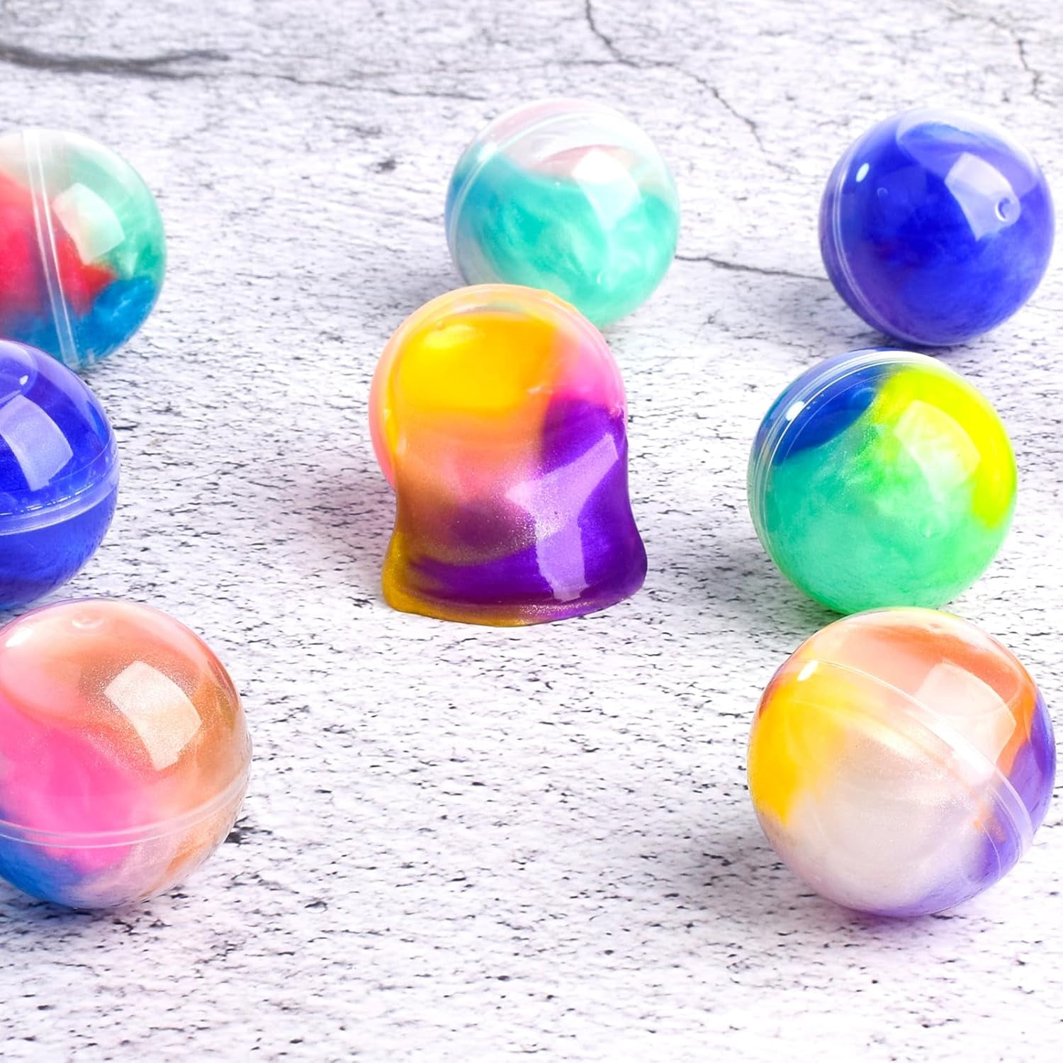 Slime Ball Kit, 36 Pack Galaxy Stress Relief Toys for Kids, Teens, Boys and Girls, Party Favors, Classroom Rewards, Goodie Bag Stuffers, Assorted Colors