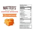 thumbnail image 5 of Matteo's Sugar Free Coffee Syrup, Salted Caramel (1L bottle, 6-pack), 5 of 5