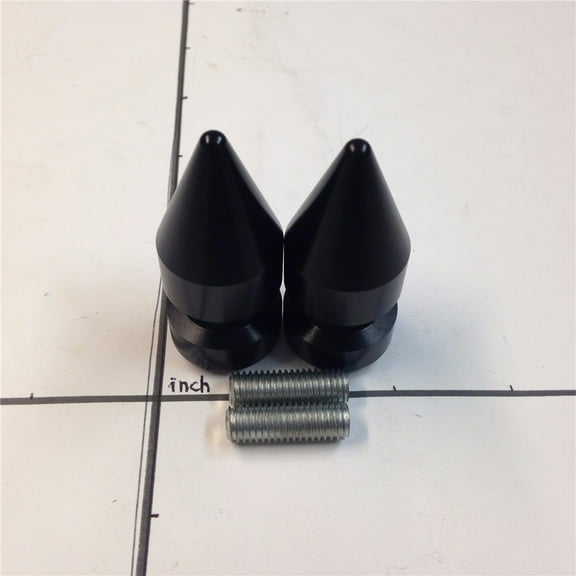 HTT-MOTOR Black Spike Swingarm Spools No logo 8mm Thread For Honda CBR 1000RR 2004-2011/ Suzuki GSX 1300R Hayabusa 1999-2011/ Ducati 749 Dark 2005-2006