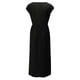 thumbnail image 3 of Vestido informal de lino sin mangas para mujer con bolsillos - Vestido midi de verano holgado con cuello redondo, 3 of 6