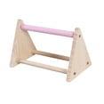 thumbnail image 4 of Soporte de madera para loros, juguete de entrenamiento, percha para loros, garras para periquitos Rosa, 4 of 9